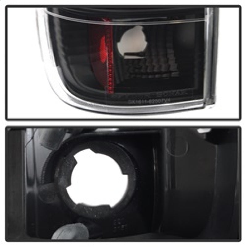 Spyder 97-03 Ford F150 Stylsd. F250/350 V3 Light Bar LED Tail Lights - Blk ALT-YD-FF15097V3-LBLED-BK 5084231