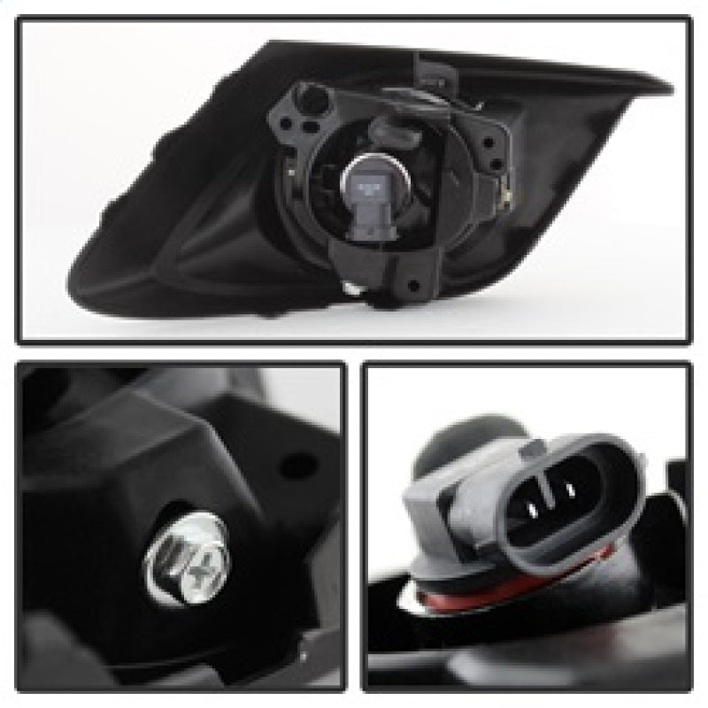 Spyder Mazda 3 2014+ OEM Fog Light w/Switch- Clear FL-MM32014-C 5077776