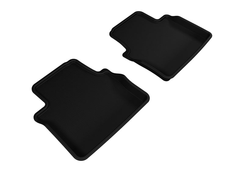 3D MAXpider 2014-2019 Cadillac CTS Kagu 2nd Row Floormats - Black L1CD01021509