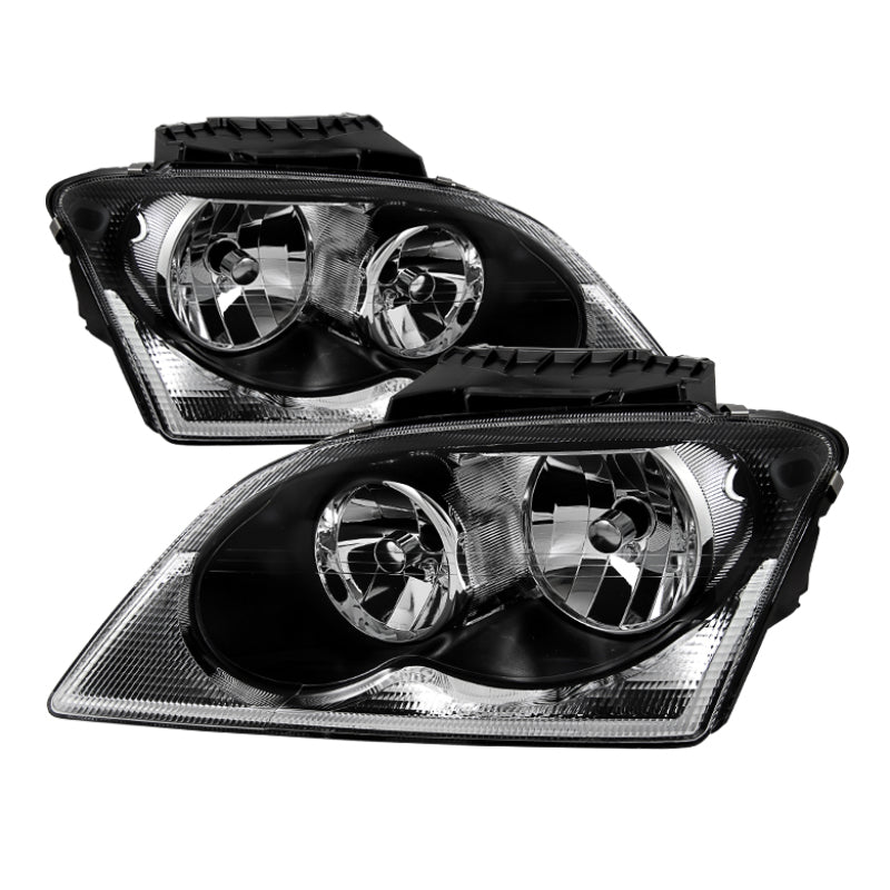 SPYDER Xtune Chrysler Pacifica 04-06 Halogen OEM Style Headlights Black HD-JH-CHRPA04-BK 9029615