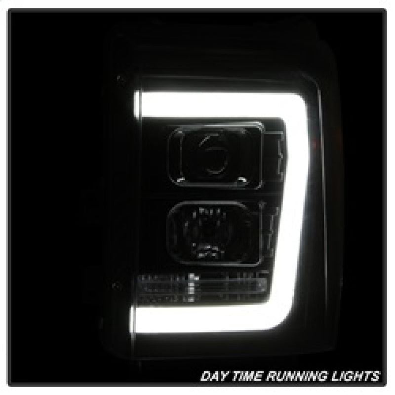 Spyder Ford F-250/F-350/F450 Super Duty 11-16 V2 Projector Headlights - Black (PRO-YD-FS11V2-LB-BK) 5084460