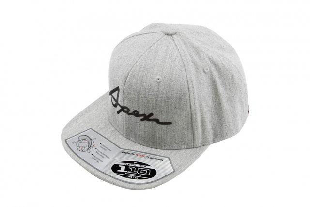 Apexi Cursive Hat - Grey (Snapback) *Discontinued