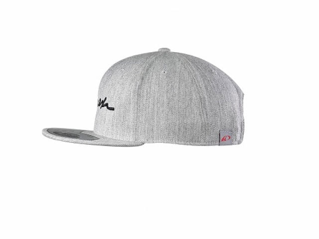 Apexi Cursive Hat - Grey (Snapback) *Discontinued