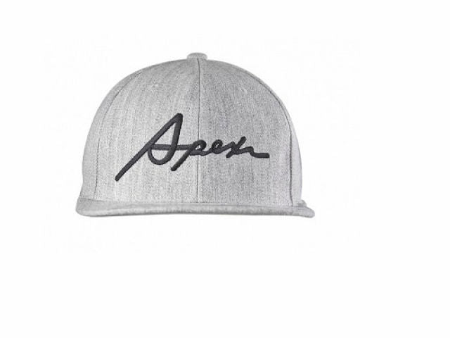 Apexi Cursive Hat - Grey (Snapback) *Discontinued