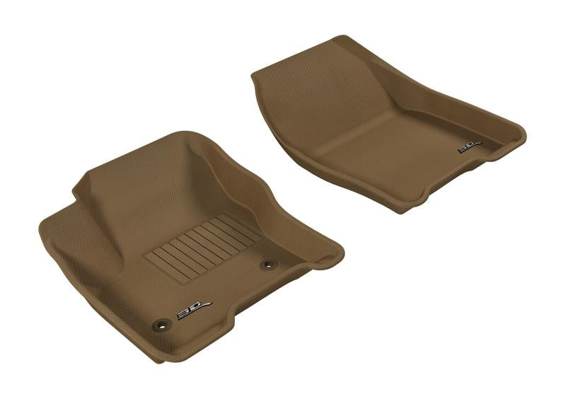 3D MAXpider 2013-2018 Ford C-Max/Escape Kagu 1st Row Floormat - Tan L1FR05611502