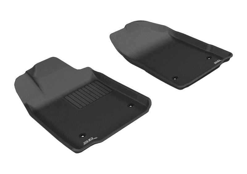 3D MAXpider 2007-2012 Lexus ES Kagu 1st Row Floormat - Black L1LX00011509
