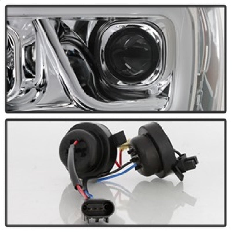 Spyder Dodge Ram 1500 06-08 V2 Projector Headlights - Light Bar DRL - Chrome (PRO-YD-DR06V2-LB-C) 5085290