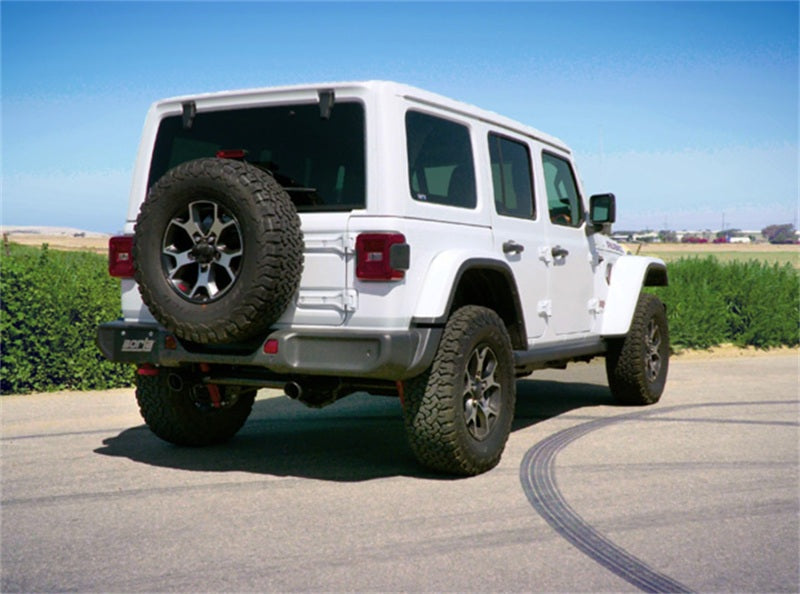 Borla 2018 Jeep Wrangler JL/JLU 3.6L 2DR/4DR Touring SS Axle Back Black Coated Exhaust w/3.5in Tips 11955CB