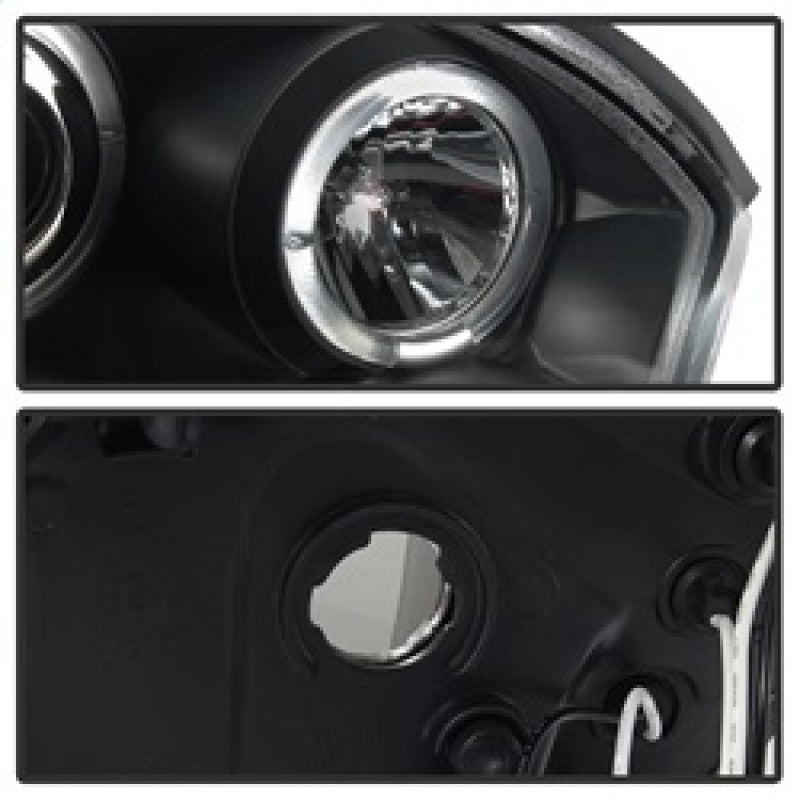 Spyder Chevy Malibu 04-07 Projector Headlights LED Halo LED Black High H1 Low H1 PRO-YD-CM04-HL-BK 5042675