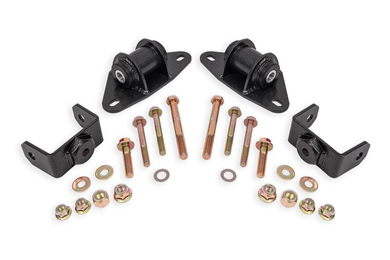 BMR Suspension BMR 14-19 Chevrolet Corvette Motor Mount Kit - Black Hammertone MM571H