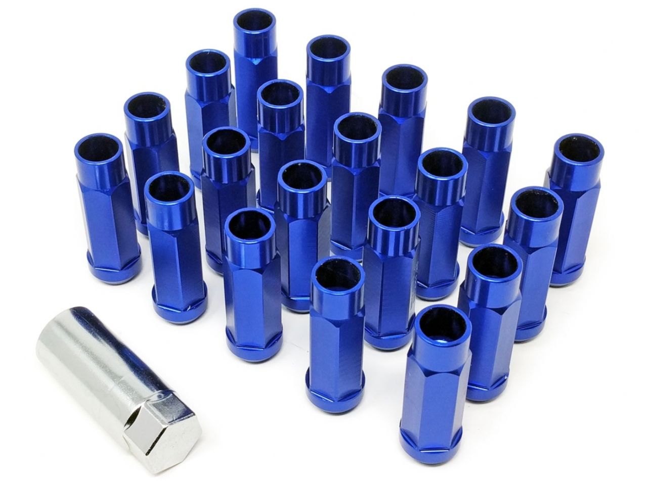 Godspeed New Type-X 60mm Open End Aluminum Lug Nuts 20 pcs. Set M12 X 1.25
