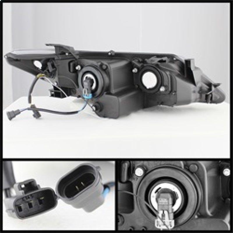 Spyder Toyota Camry 12-14 Projector Headlights DRL Blk High 9005 (Not Included PRO-YD-TCAM12-DRL-BK 5072658