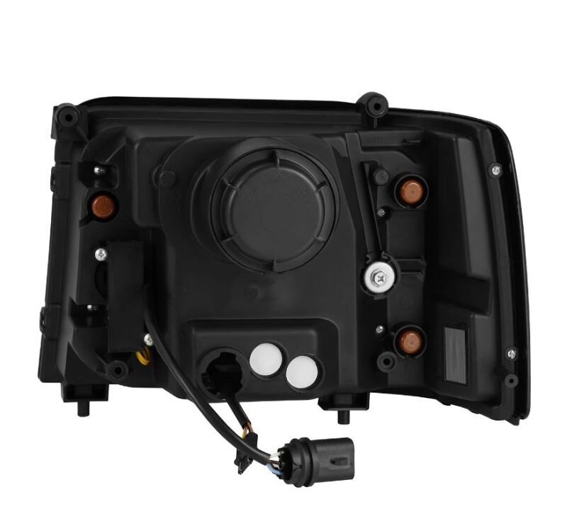 AlphaRex 92-96 Ford F-Series/Bronco PRO-Series Proj Headlight Blk w/Seq. Sig & DRL 880266 *Discontinued