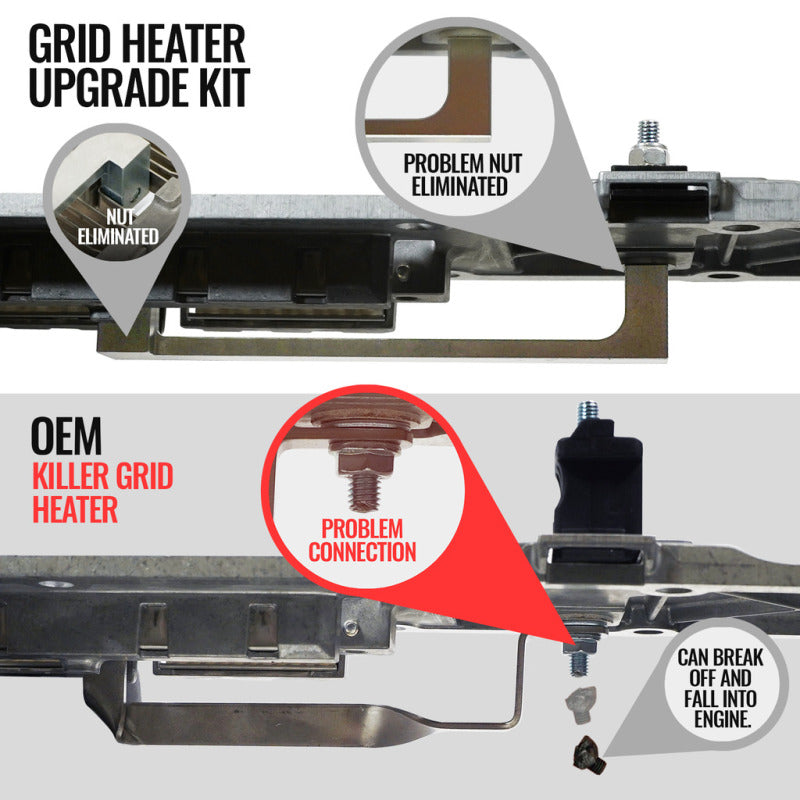 BD Diesel 07- Ram 6.7L Grid Heater Upgrade Kit 1041520