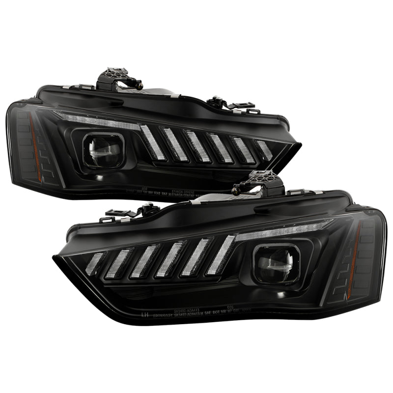 Spyder 13-16 Audi A4/S4 HID Model Only Projector Headlights - Black PRO-YD-AA413HIDSI-BK 5088338