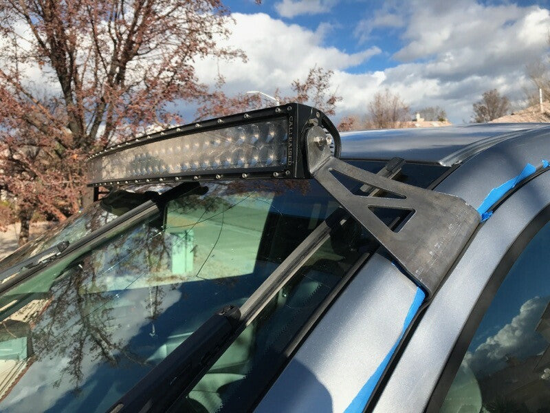 Cali Raised LED Cali Raised 2007-2021 Toyota Tundra 52 Curved Led Light Bar Roof Brackets Kit - W/5D Optic Osram 5 CR2551