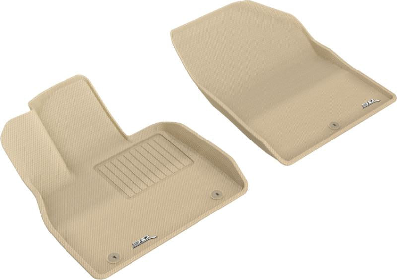 3D MAXpider 2020 Hyundai Palisade Kagu 1st Row Floormat - Tan L1HY10011502