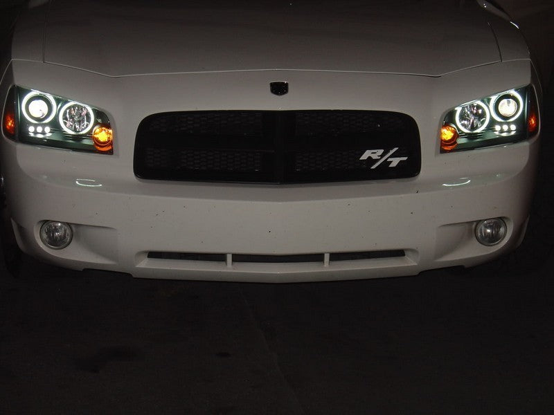 Spyder Dodge Charger 06-10 Projector Headlights Halogen Model CCFL Halo LED Blk PRO-YD-DCH05-CCFL-BK 5009715