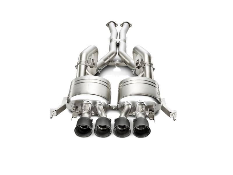 Akrapovic 14-17 Chevrolet Corvette Stingray (C7) Evolution Line Cat Back (Titanium) w/ Carbon Tips S-CO/TI/1