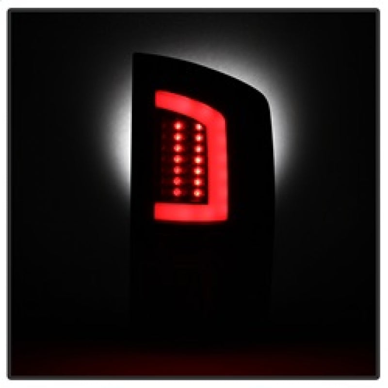 Spyder 07-09 Dodge Ram 2500/3500 V3 Light Bar LED Tail Lights - Black (ALT-YD-DRAM06V3-LBLED-BK) 5084262