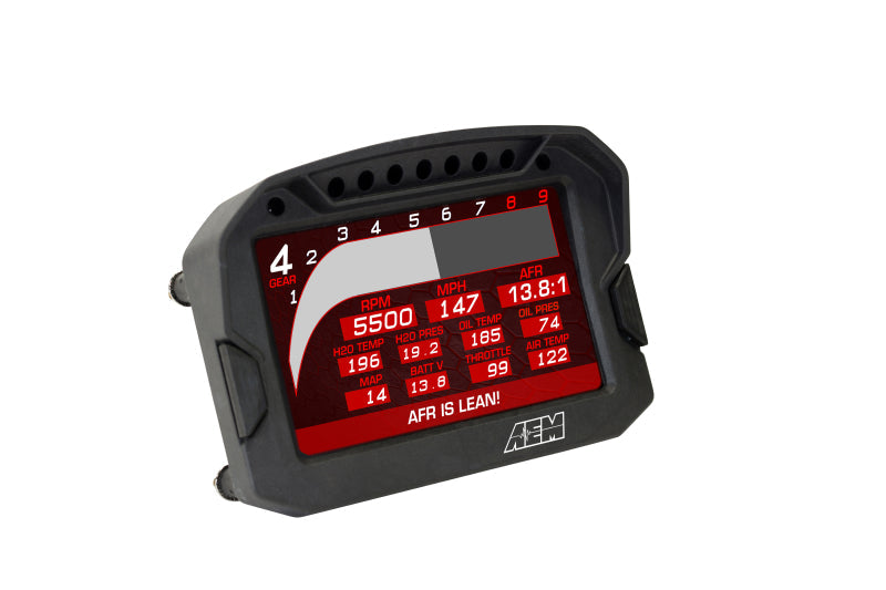 AEM CD-5G Carbon Digital Dash Display w/ Interal 10Hz GPS & Antenna 30-5602