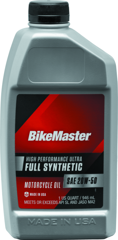 BikeMaster 20W50 Full Synthetic Oil - Quart 532325