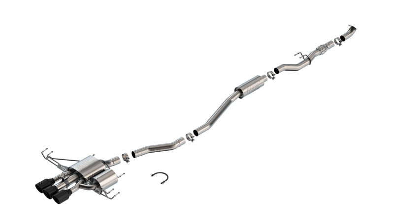 Borla 2024 Acura Integra Type S ATAK Cat-Back Exhaust System - Coated Black 140986CB
