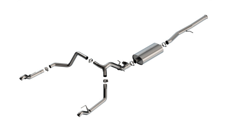 Borla 2024 Chevy Silverado 1500 6.2L V8 Touring Catback Exhaust (Use Fact Fascia Tips) 140990