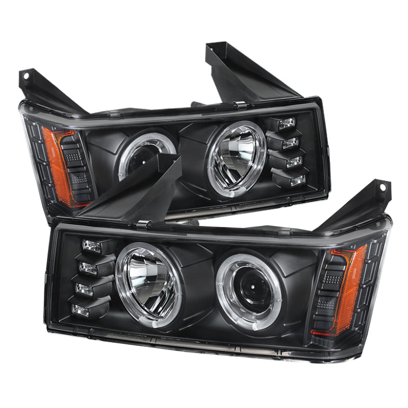 Spyder Chevy Colorado 04-12 Projector Headlights Halogen- LED Halo Blk PRO-YD-CCO04-HL-BK 5074140