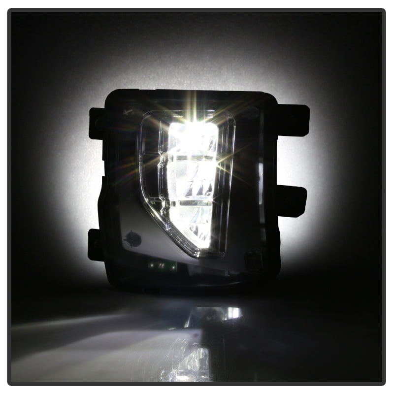 Spyder 16-18 Chevy Silverado 1500 OEM Style Full LED Fog Light w/Switch - Clear (FL-CSIL16-LED-C) 9043215