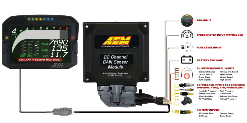 AEM Electronics 22 Channel CAN Sensor Module