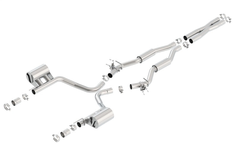 Borla 2015 Dodge Challenger SRT/392 Hemi 6.4L V8 S-TYPE Catback Exhaust w/ Valves Factory Bezel 140640