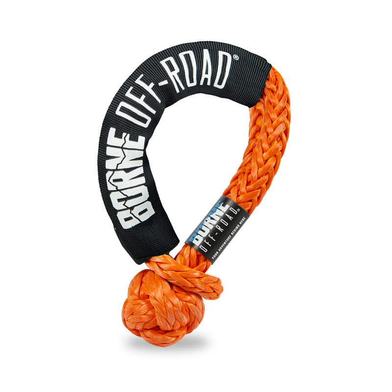 Borne Off-Road 1/2in X 20in Soft Shackle Dark Orange BNSS-12-OR