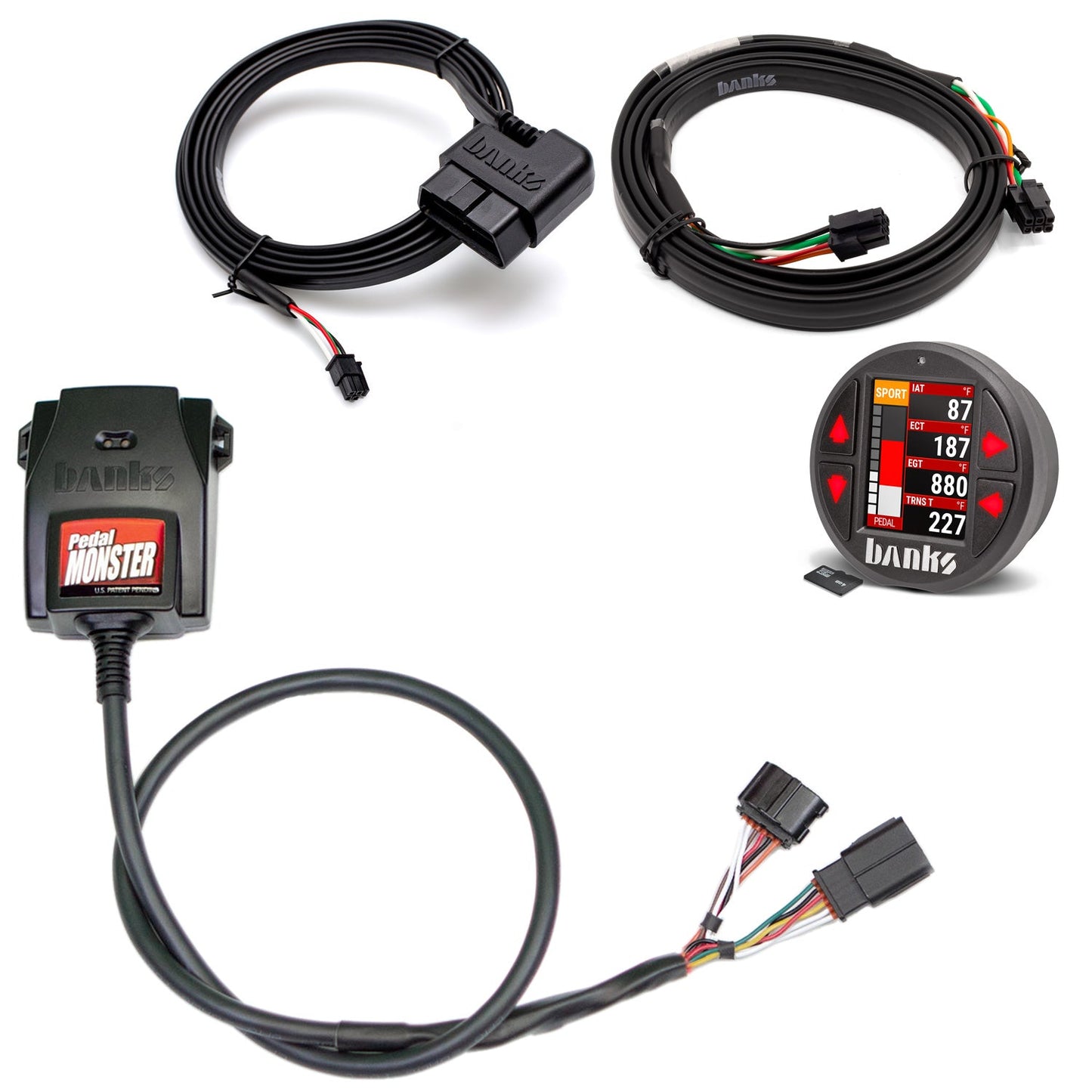 Banks Power Pedal Monster Kit Sumitomo TS 025 Sealed Series 6-Way With iDash Data Pro 64328-P
