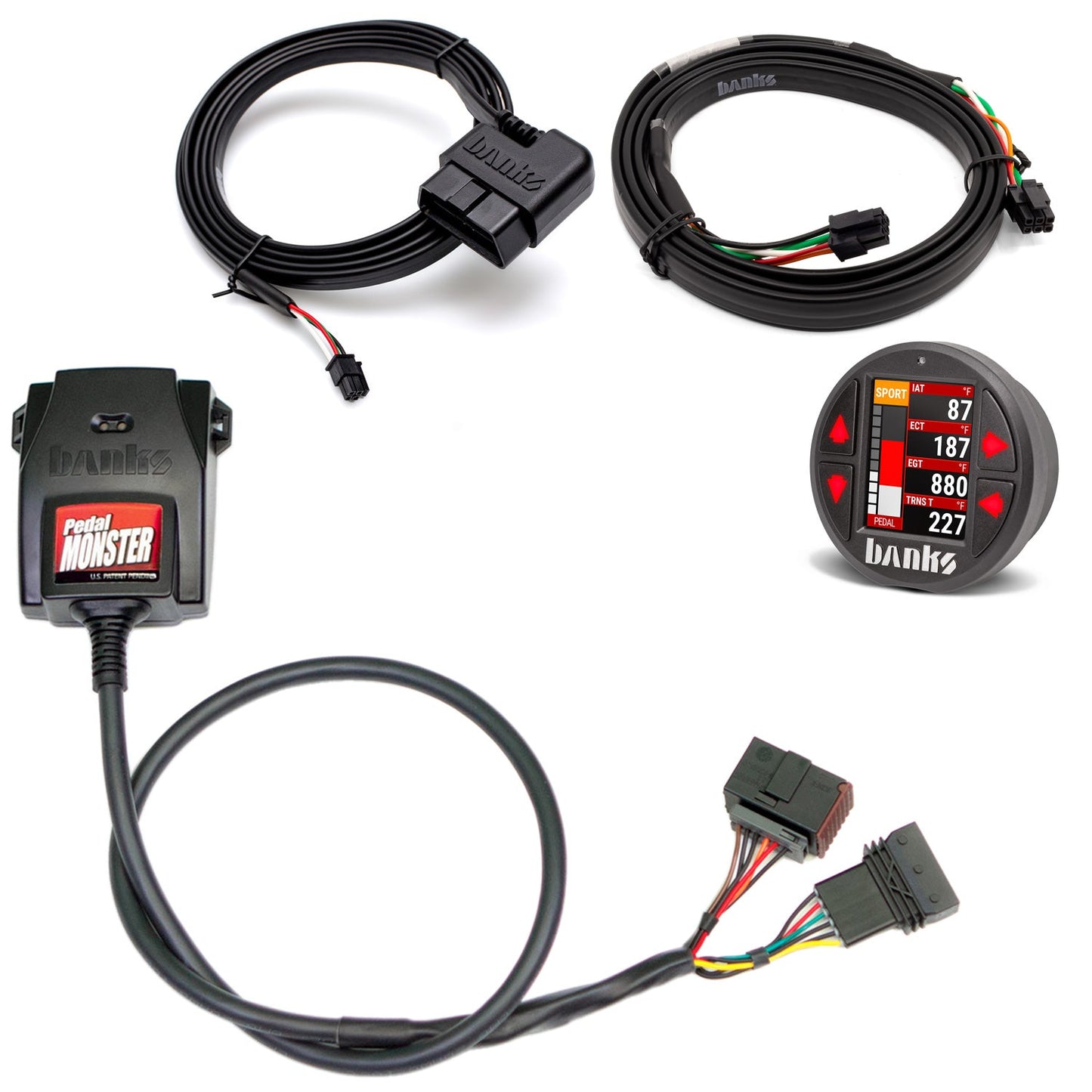 Banks Power Pedal Monster Kit TE Connectivity MT2 6 Way With iDash Pro 64332-P