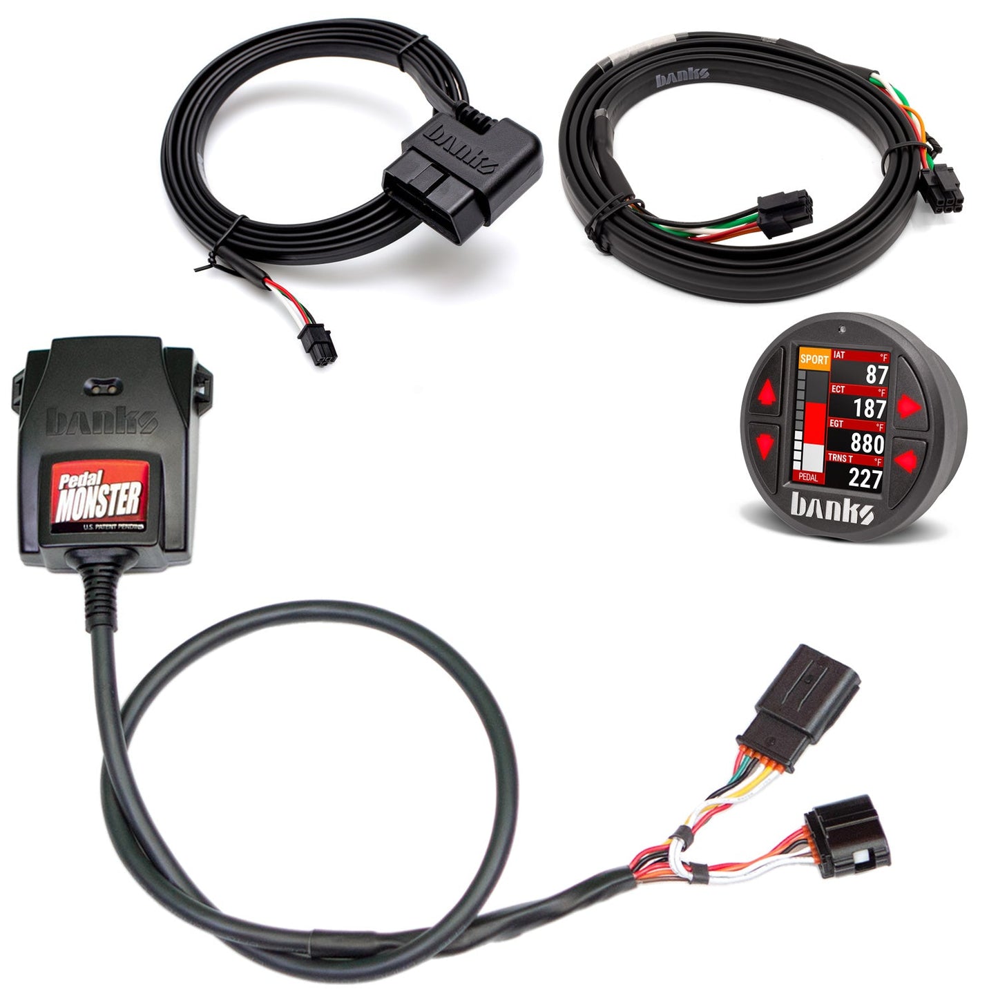 Banks Power Pedal Monster Kit Sumitomo TS 025 Sealed Series 6-Way CONFIG 2 PM-06 With iDash Pro 64337-P
