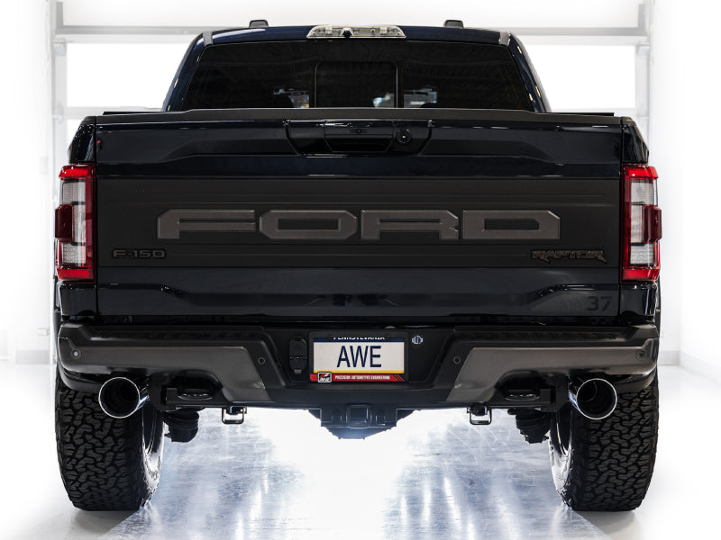 AWE Tuning AWE Gen 3 Raptor SwitchPath Exhaust  - Chrome Silver Tips 3025-32356