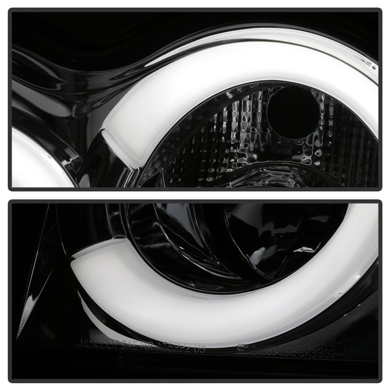 Spyder 05-07 Jeep Grand Cherokee - Light Bar Projector Headlights - Chrome - PRO-YD-JGC05V2-LB-C 5086112