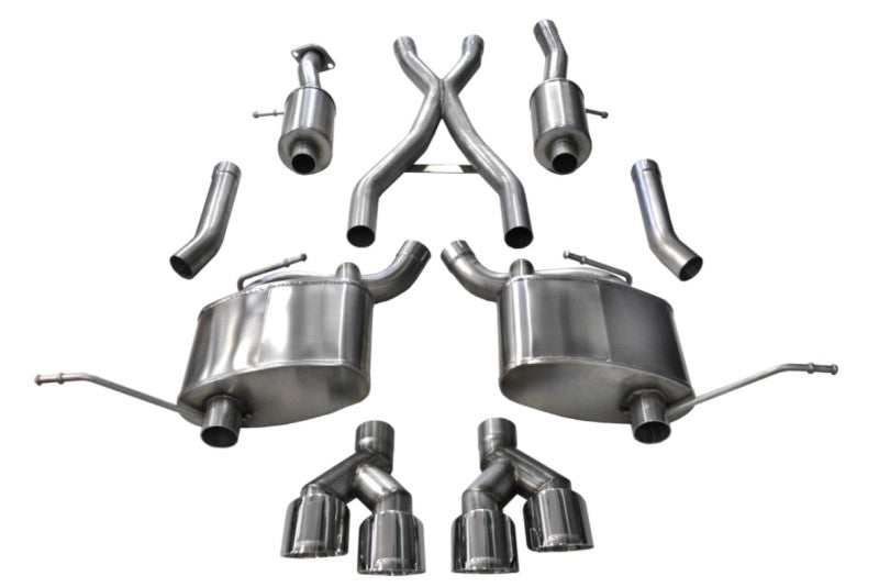 Corsa 11-20 Jeep Grand Cherokee 3.6L V6 Polished Sport Cat-Back Exhaust 14984