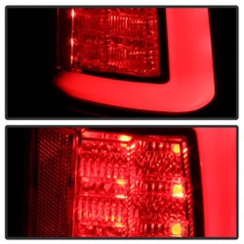 Spyder 09-16 Dodge Ram 1500 Light Bar LED Tail Lights - Black ALT-YD-DRAM09V2-LED-BK 5084026