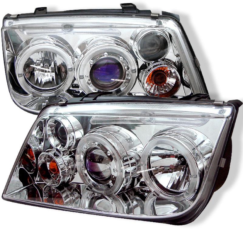 Spyder Volkswagen Jetta 99-05 Projector HeadlightsLED Halo Chrm PRO-YD-VJ99-HL-C 5012265
