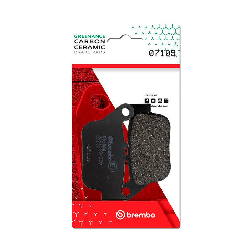 Brembo OE Yamaha X-Max Carbon Ceramic Brake Pad - Rear 07109