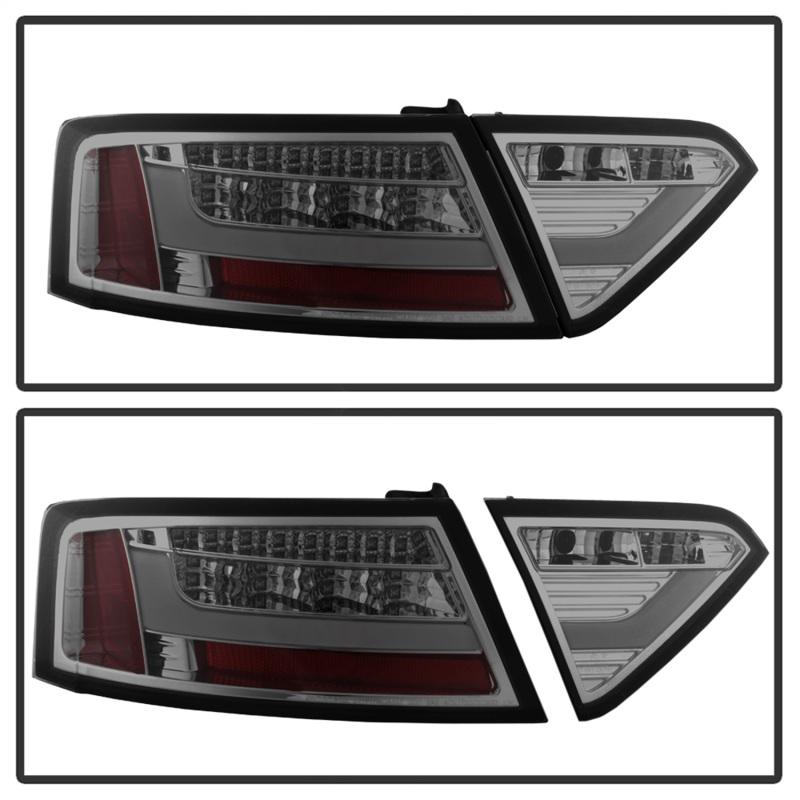 Spyder 08-12 Audi A5 LED Tail Lights - Smoke ALT-YD-AA508V2-LED-SM 5083951