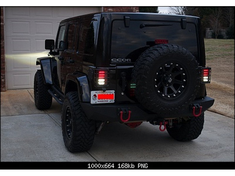 Spyder Jeep Wrangler 07-15 LED Tail Lights Smoke ALT-YD-JWA07-LED-SM 5070418