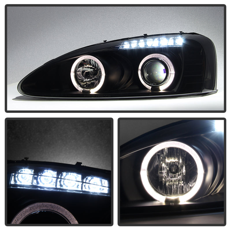 Spyder Pontiac Grand Prix 04-08 Projector Headlights LED Halo LED Blk Smke PRO-YD-PGP04-HL-BSM 5078629