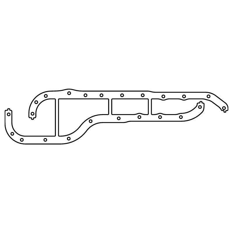 Cometic Gasket Cometic Ford EAO Cosworth YB .060in AFM Oil Pan Gasket - Pan Rails Only C4640