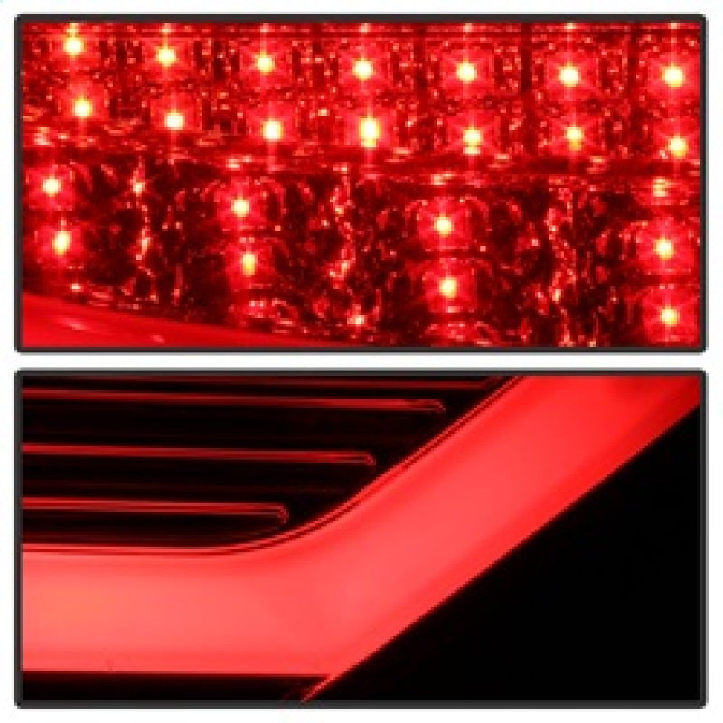 Spyder 08-12 Audi A5 LED Tail Lights - Red Clear ALT-YD-AA508V2-LED-RC 5083258
