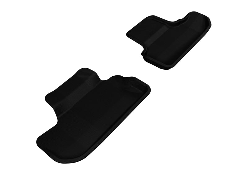 3D MAXpider 2008-2010 Dodge Challenger Kagu 2nd Row Floormats - Black L1DG01521509