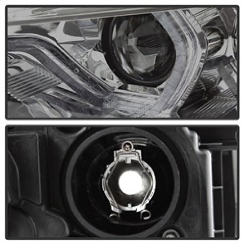 Spyder 12-14 BMW F30 3 Series 4DR Projector Headlights - LED DRL - Smoke (PRO-YD-BMWF3012-DRL-SM) 5084361