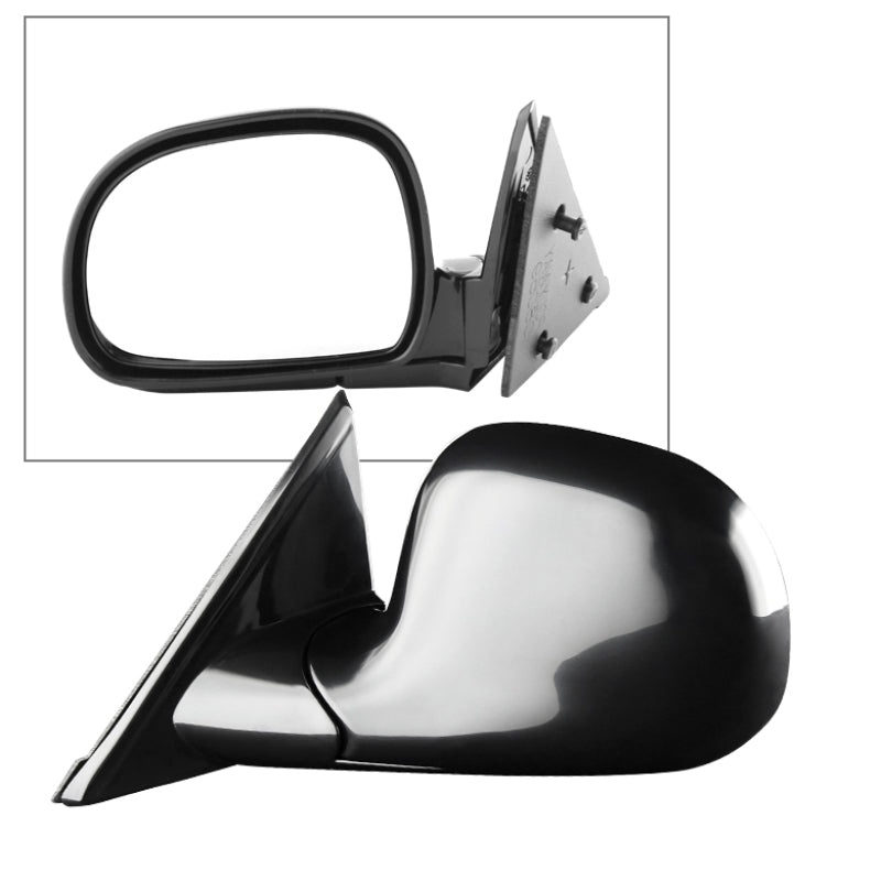 SPYDER Xtune Chevy S10/Blazer 94-02 OE Mirror Black Painted Manual Left MIR-08039-222-M-L 9934674